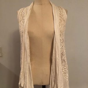 Ab studio cream vest